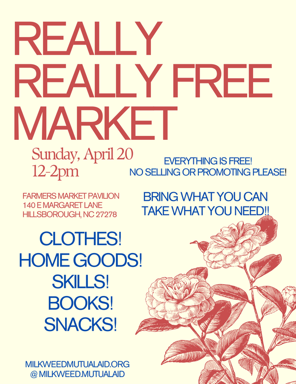 Really Really Free Market - 4/20