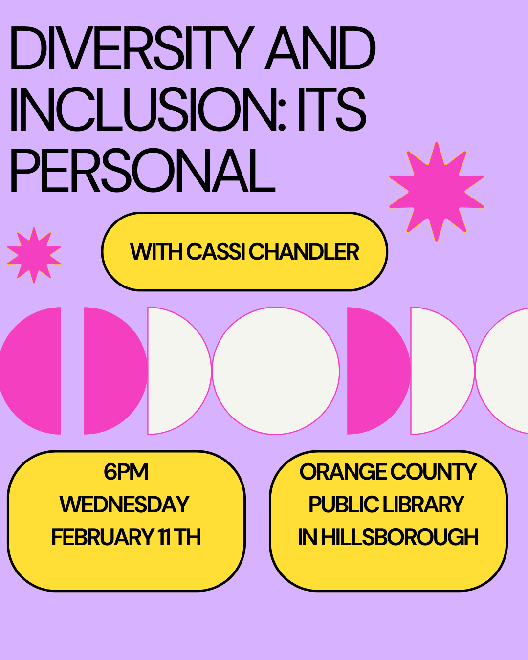Diversity and Inclusion Workshop: Its Personal